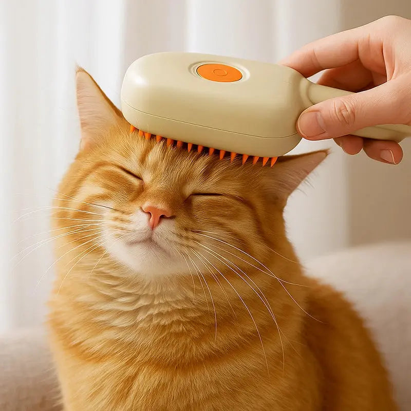Brosse de toilettage à vapeur - Chat et Chien