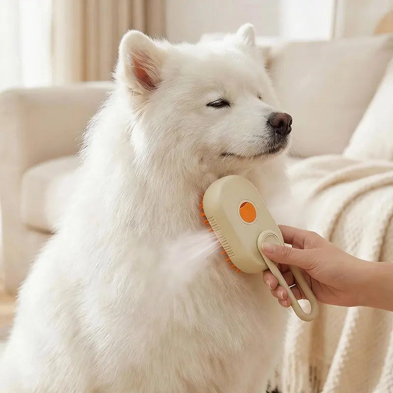 Brosse de toilettage à vapeur - Chat et Chien